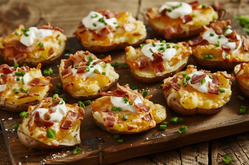Cheesy Crispy Smashed Potatoes