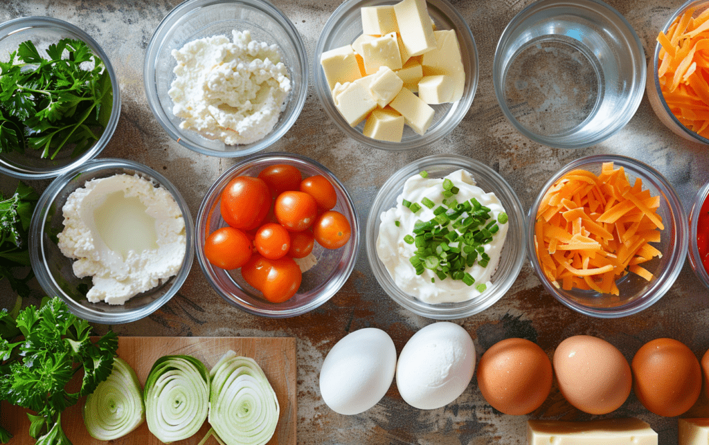 Cheesy Breakfast Bites raw