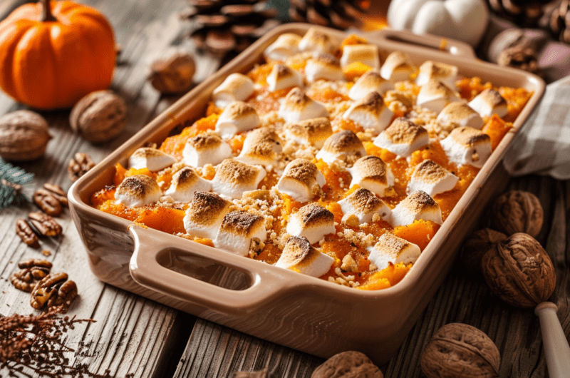 Baked Butternut Squash Casserole