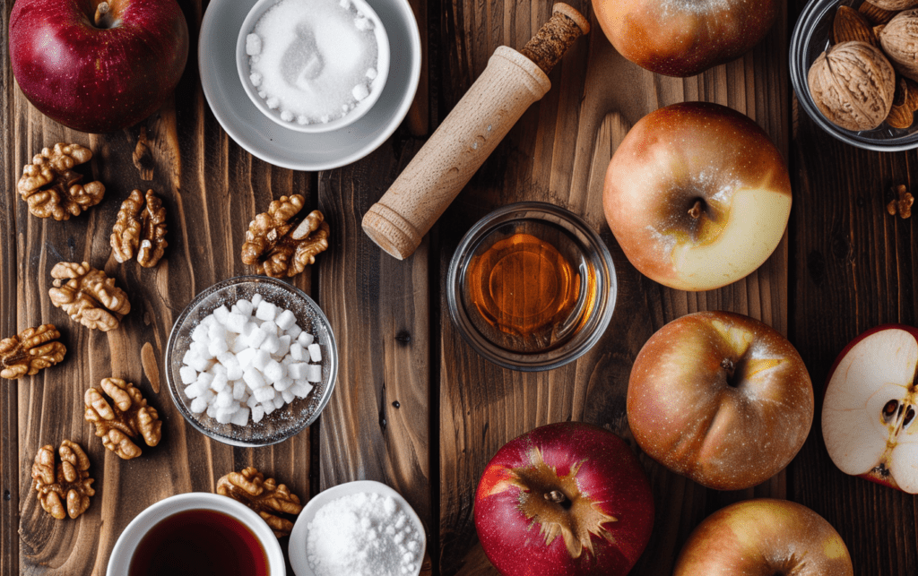 Apple Walnut Haroset 2 apple walnut haroset raw