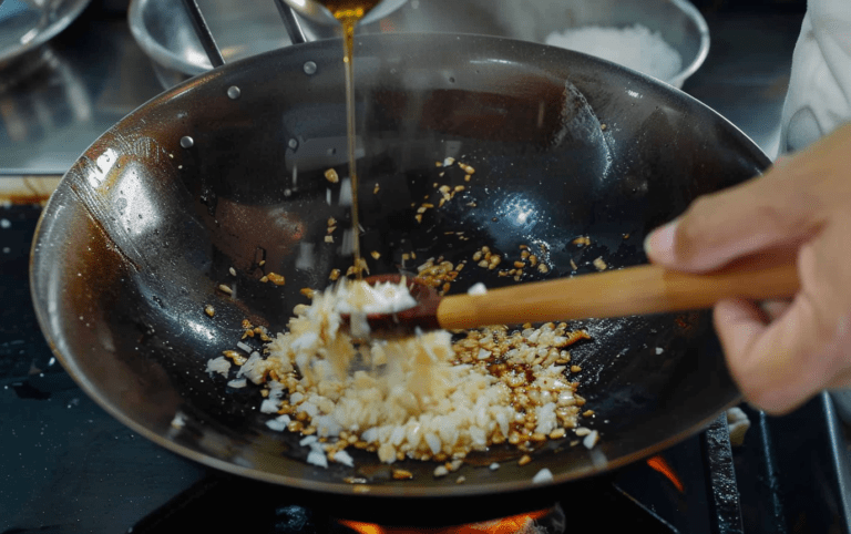 simple fried rice with soy sauce post1