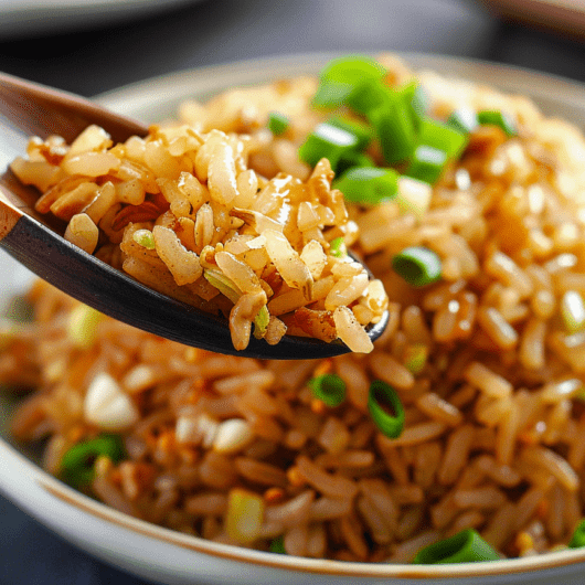 Simple Fried Rice with Soy Sauce