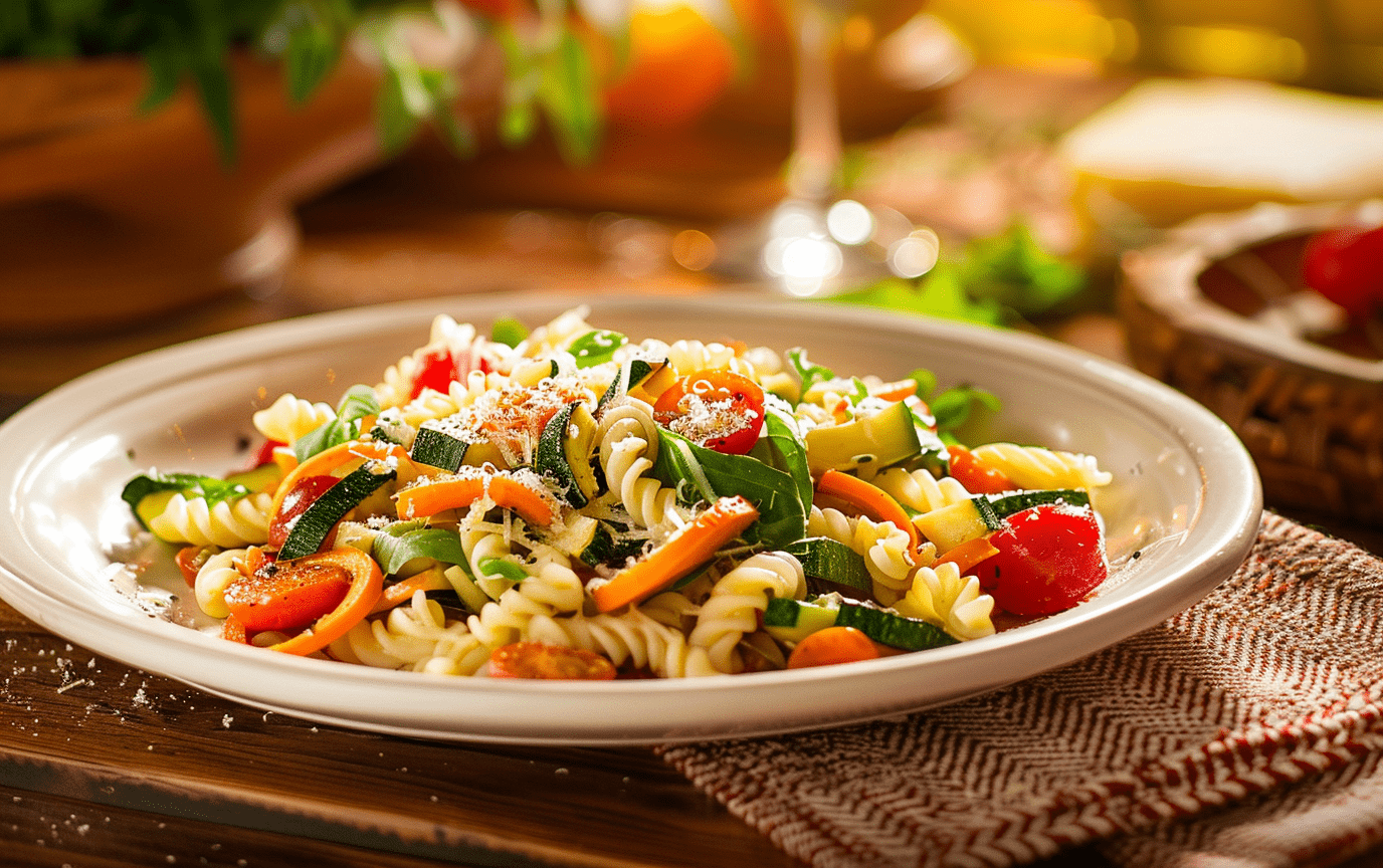 Cavatappi Primavera Soyrice Kitchen