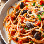 Spicy Tomato Seafood Pasta