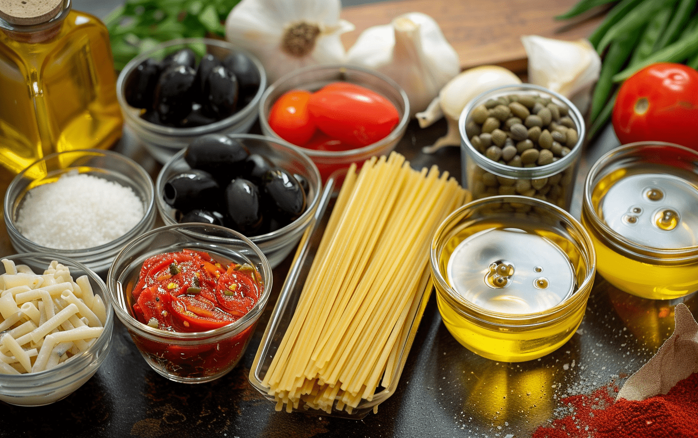 Spicy Tomato Seafood Pasta - SoyRice Kitchen