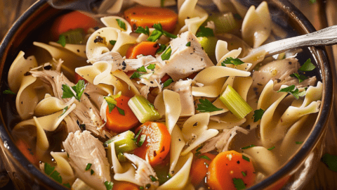 Hearty Turkey Noodle Soup