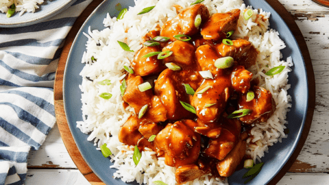 Easy Instant Pot Bourbon Chicken