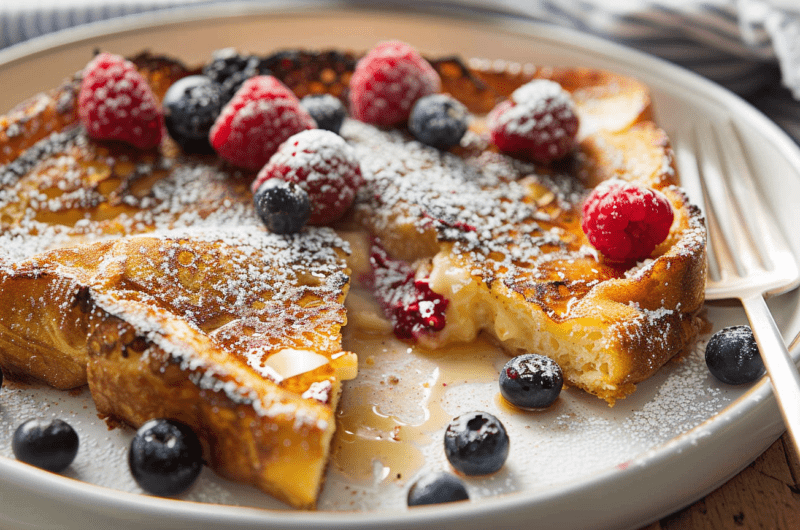 Almond Crusted Baked French Toast