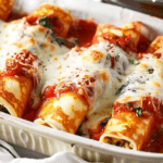 Stuffed Spinach Crepes