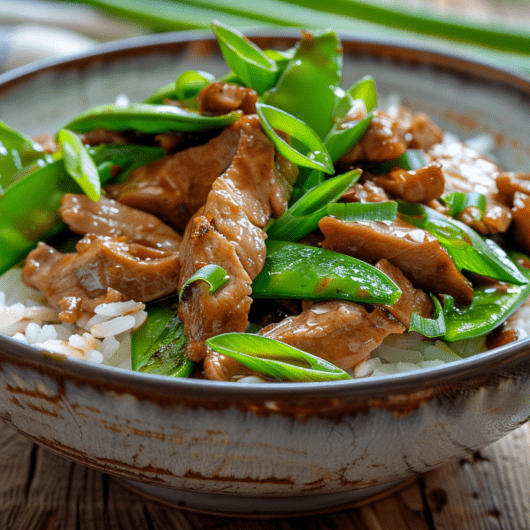 Easy Pork and Snow Peas Stir-Fry