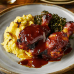 Easy Smoky Chicken and Cheesy Polenta