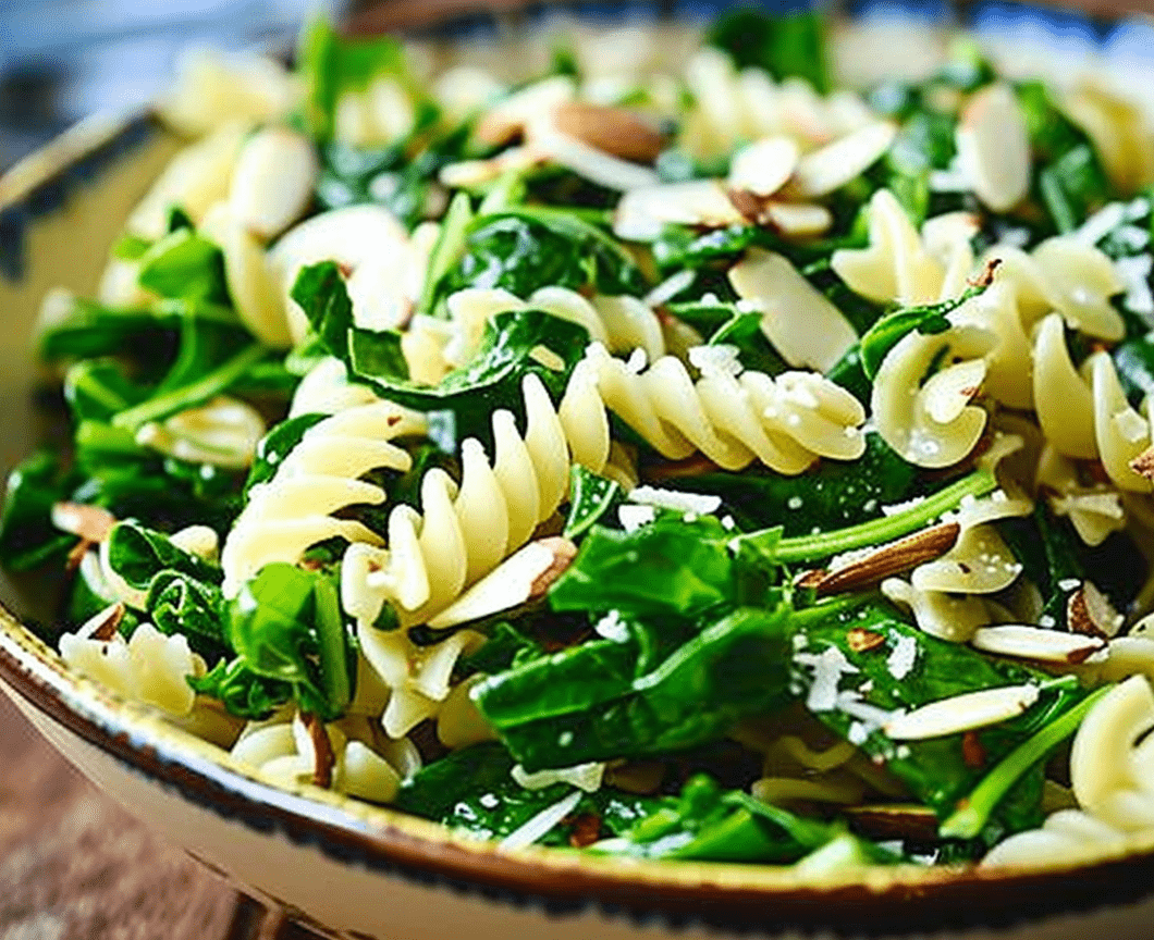 Chilled Spinach Fusilli Salad