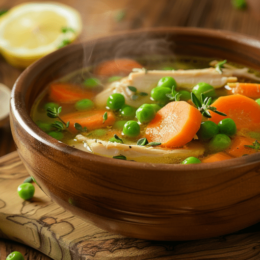 Hearty Chicken Garden Soup