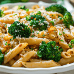 Penne with Caramelized Onions and Broccoli