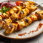 Persian Saffron Yogurt Chicken Kebabs