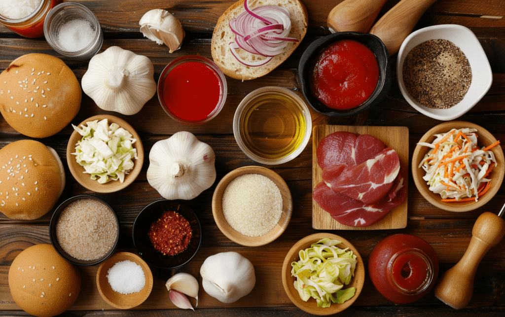 Easy Instant Pot Pulled Pork Sandwiches Ingredients