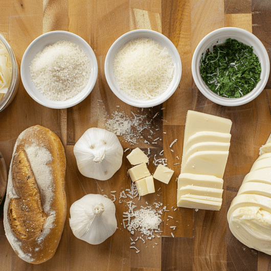 Ultimate Homemade Garlic Bread Ingredients