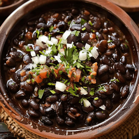 Brazilian Black Beans with Sofrito