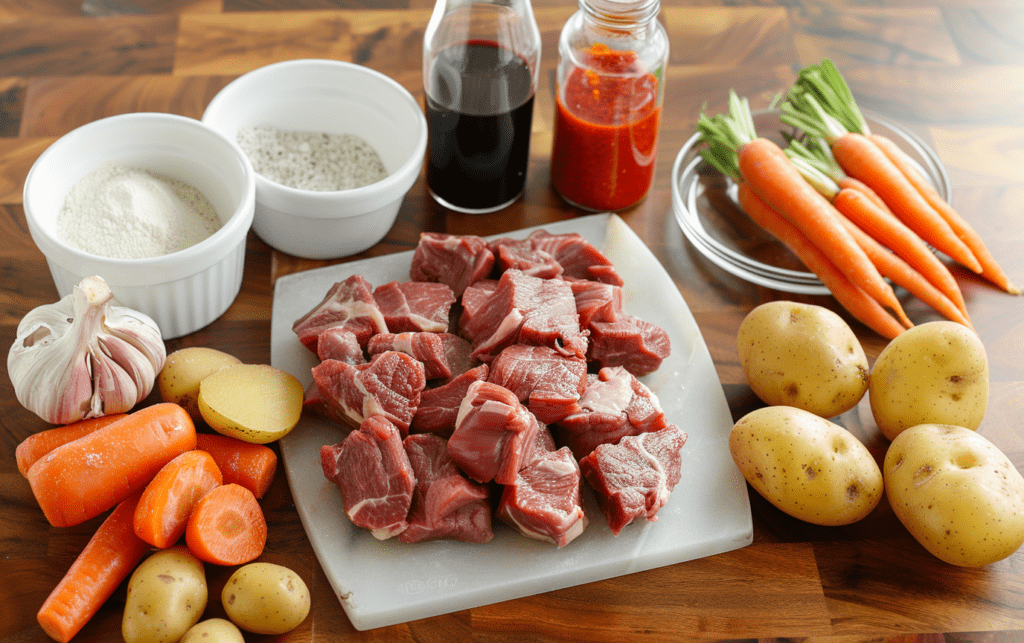 Instant Pot Hearty Beef Stew Ingredients