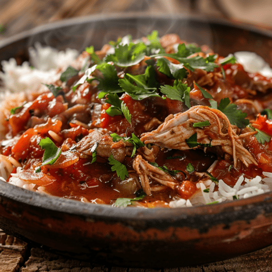 Quick Salsa Shredded Chicken