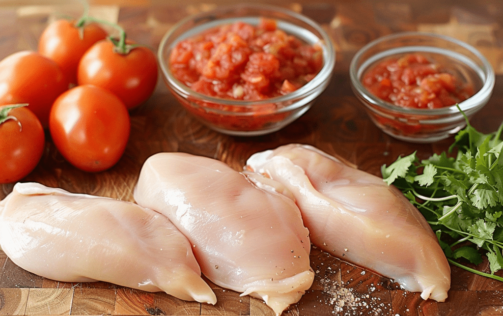 Quick Salsa Shredded Chicken Ingredients