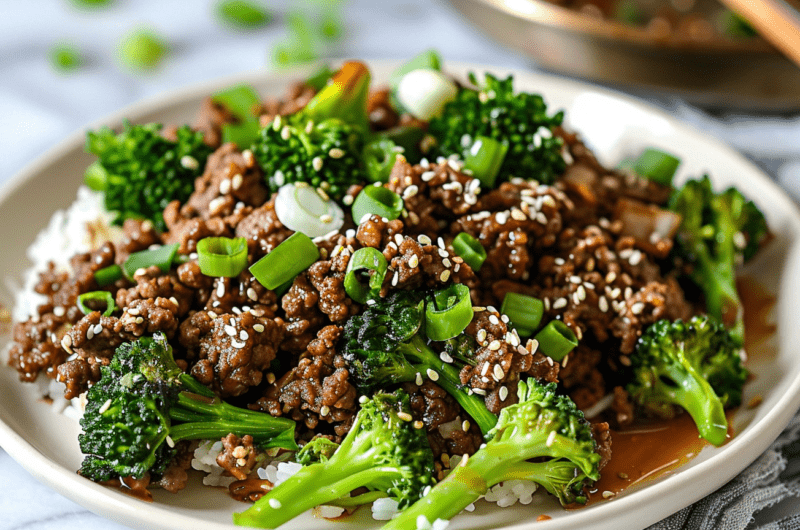 Lean Beef & Broccoli Skillet