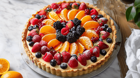Homemade Seasonal Fruit Tart