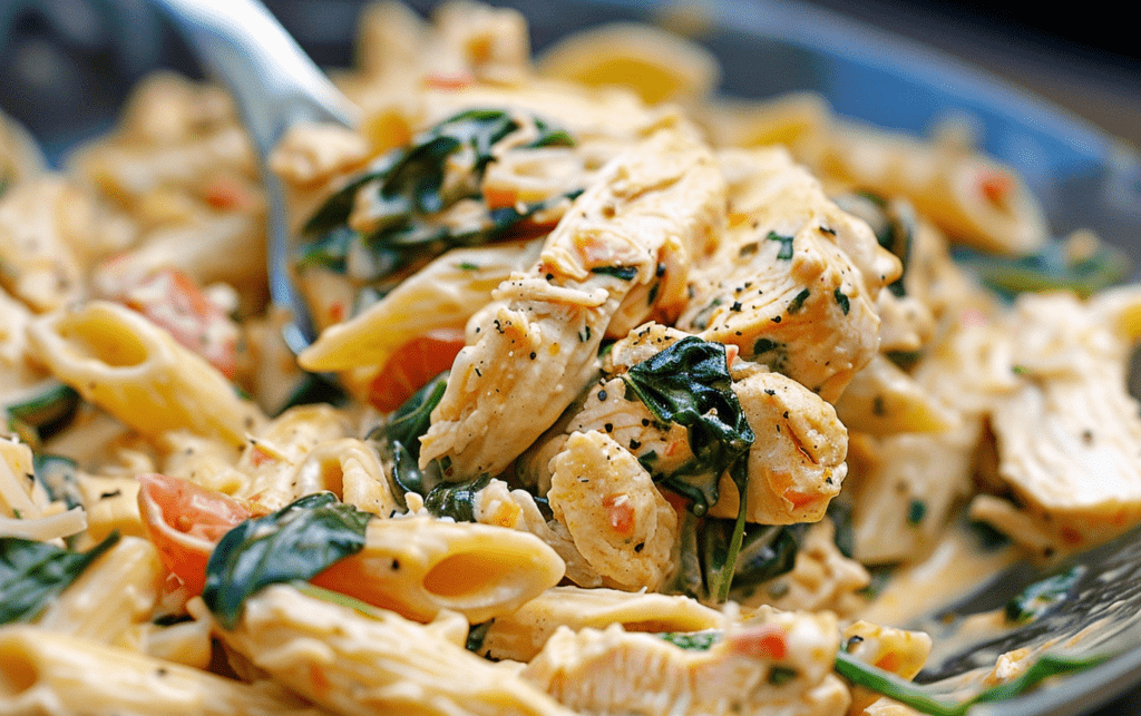 Creamy Pasta Recipes - Creamy Tuscan Garlic Chicken Pasta