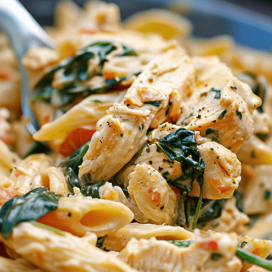 Creamy Tuscan Garlic Chicken Pasta