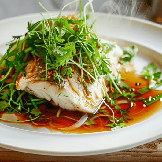 Light and Tasty Chinese Steamed Fish