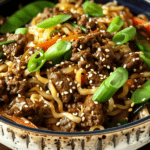 Asian Beef and Ramen Skillet