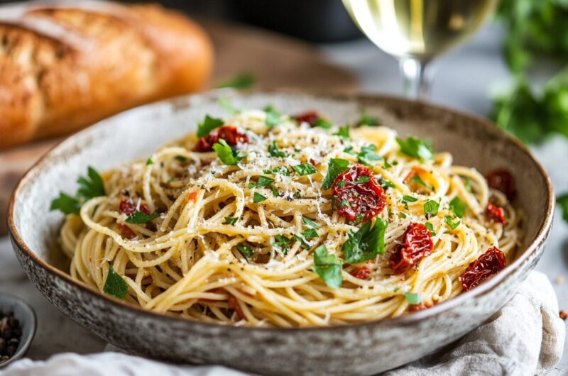Garlic Parmesan Spaghetti 3 Garlic Parmesan Spaghetti