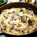 Creamy Mushroom Fettuccine_done