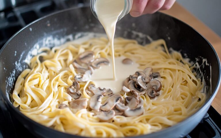 Creamy Mushroom Fettuccine_post4 Creamy Mushroom Fettuccine_post4
