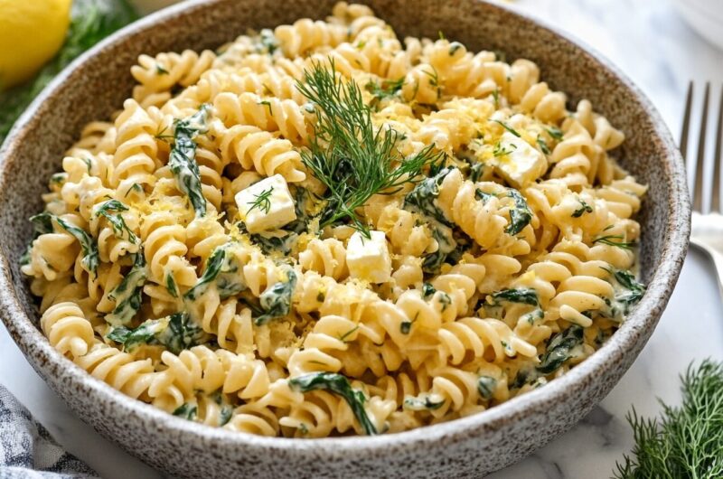 Perfect Spinach and Feta One-Pot Pasta 3 Spinach and Feta One-Pot Pasta