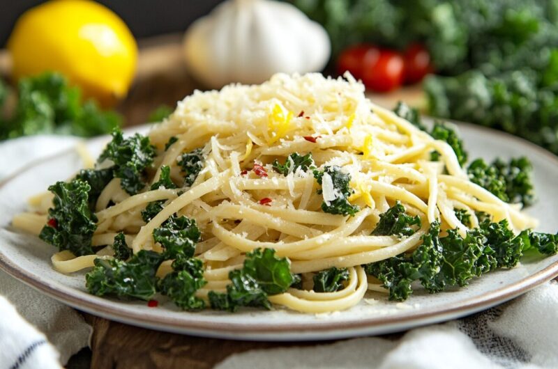 Lemon Kale Pasta Delight 3 Lemon Kale Pasta Delight