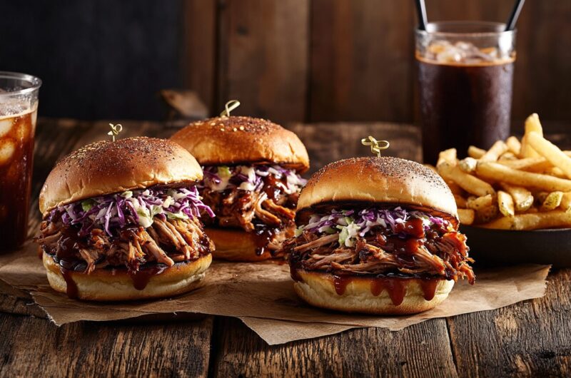 Savory Pulled Pork Sandwiches