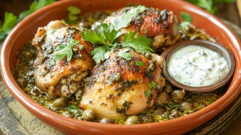 Home 10 Instant Pot Mediterranean Chicken Delight_done