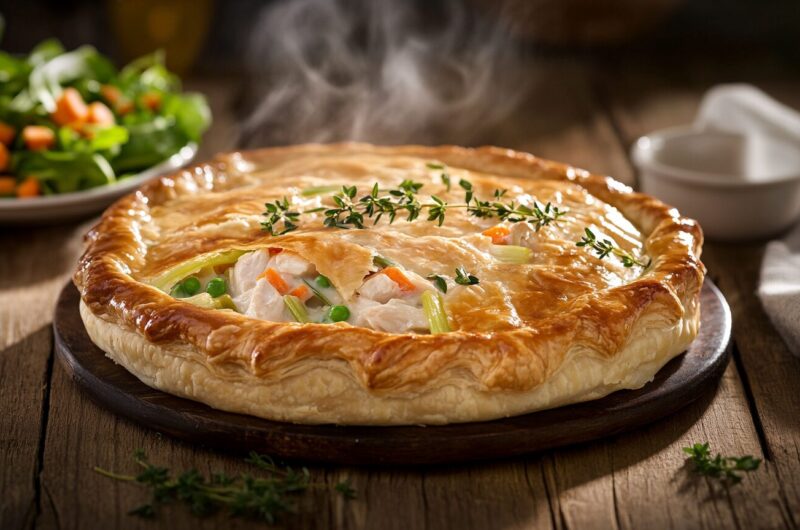 Hearty Chicken Leek Pie 3 Hearty Chicken Leek Pie