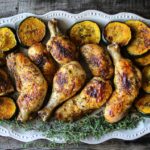 Herbed Roast Chicken with Acorn Squash and Sumac Butter_done