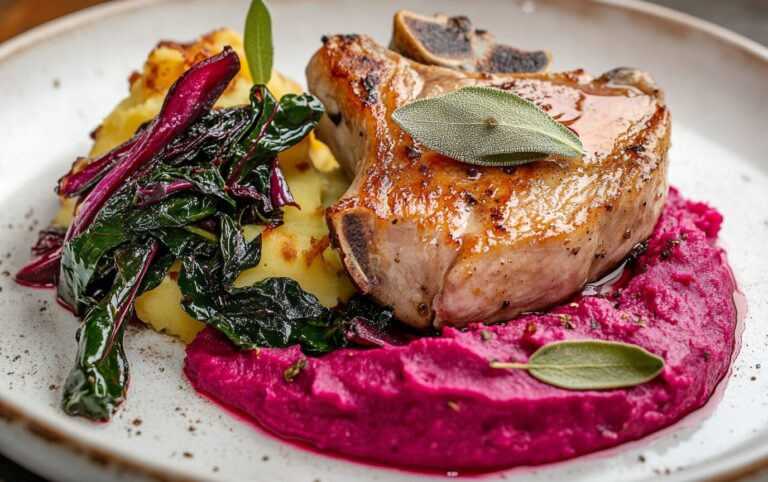Savory Sage Pork with Beet Mash and Chard_ post 4 Savory Sage Pork with Beet Mash and Chard_ post 4