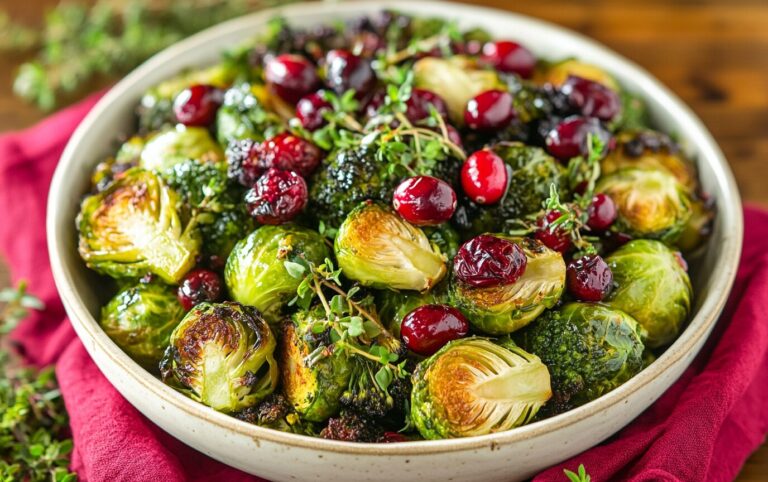 Crispy Roasted Brussels and Broccoli with Cranberry Glaze_ post 5