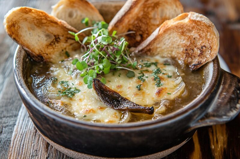 Poblano French Onion Soup 3 Poblano French Onion Soup