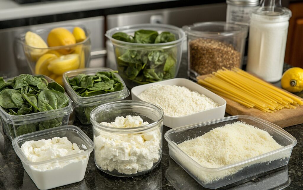 Creamy Lemon Spinach Pasta 2 Creamy Lemon Spinach Pasta_raw