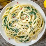 Creamy Lemon Spinach Pasta_done