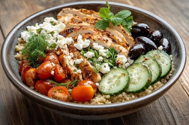 Mediterranean Chicken Grain Bowls