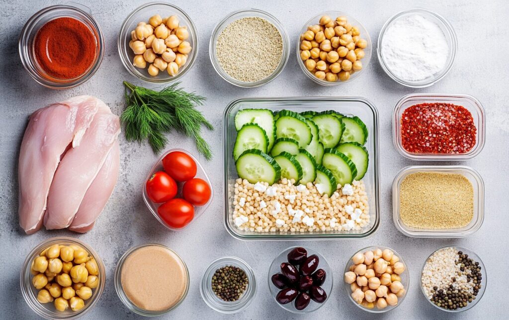 Mediterranean Chicken Grain Bowls_raw