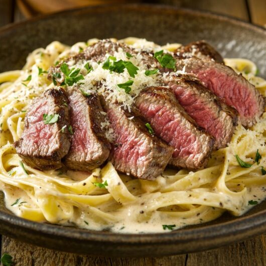 Creamy Steak Pasta Delight_done