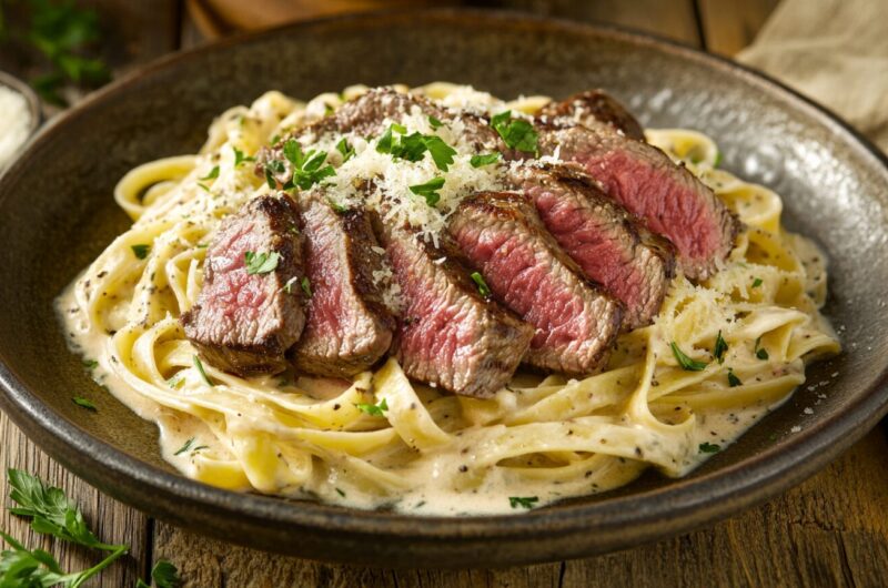 Creamy Steak Pasta Delight