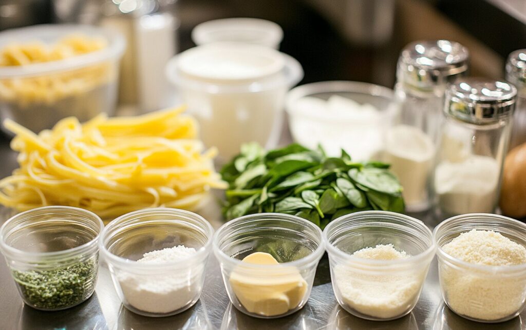 Spicy Spinach Alfredo Pasta_raw